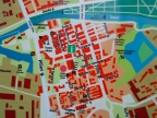 Mapa Kiejdan w mieście